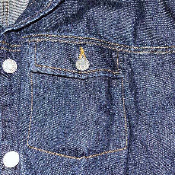 DRIES VAN NOTEN Vesto denim blouseon jacket/exc. cond/L - Picture 11 of 15